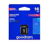 Goodram MicroSD Kaart 16 GB Class 10 UHS I with Adaptor