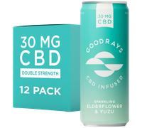 Goodrays Elderflower & Yuzu CBD Drink 250ml - Case of 12