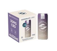 Goodrays Passion Fruit & Pomelo CBD Drink (4 x 250ml multipack)