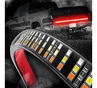 Goodream Tailgate Light Bar, Pickup Truck Tail LED Brake Turn Signal Strip Light for Ford F150 Accessories with 3-Row 504 LEDs and 4-Way Flat Connector Wire, Waterproof (150cm)