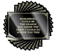 Goods, Decals Antimicrobial Window Mom,Since I Could Be The Reason You Drink,the Least I Could Do is Give You This | Tiny Waterproof Vinyl Stickers(8X12CM)