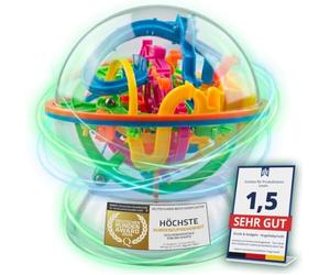 GOODS+GADGETS® 3D Ball Labyrinth Maze Puzzle - 138-Stage Skill Game