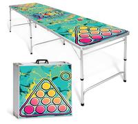 GOODS+GADGETS® Beer Pong Table Set with 100 Cups & 6 Balls