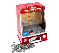 GOODS+GADGETS Coin Pusher Slot Machine Slot Machine Coin Pusher; Gambling Machine with Casino Sound & Light Effects