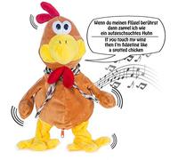 Goods & Gadgets® Dancing Chicken Toy - Singing, Music & Fun | Crazy dancing chicken flutters & wiggles to music - multiple built-in melodies selectable at the touch of a button