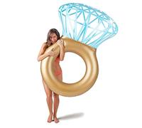 GOODS+GADGETS® Diamond Ring Pool Float - Giant Inflatable Swim Ring