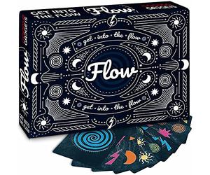 GOODS+GADGETS Flow Card Game - The party game for adrenaline junkies on speed - Test your reactions & speed - for 2-4 persons