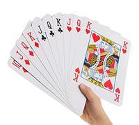 GOODS+GADGETS® Giant Playing Cards XXL - Jumbo Poker Card Deck, 52 Cards