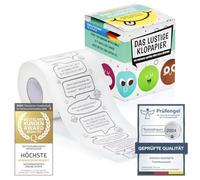 Goods+Gadgets® Joke Toilet Roll with 200 Sheets - Funny Bad Jokes