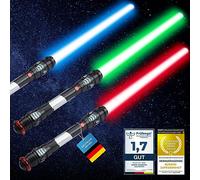 GOODS+GADGETS Laser Sword Lightsaber Laser Sword 108 cm Sword with Light, Sound & Vibration (Red)