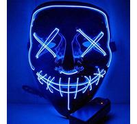 GOODS+GADGETS LED scary mask like from Purge for Halloween costume horror party disguise