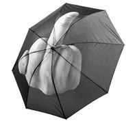 GOODS+GADGETS® Middle Finger Umbrella - 100 cm Windproof Folding Novelty Gift