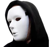 GOODS+GADGETS Phantom Mask Design White Neutral Masculine Anonymous Mask Horror Halloween Mask