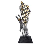 GOODS+GADGETS Racing trophy - motorsport winner's cup victory statue go-kart award ceremony 26cm elaborately modeled & hand-painted