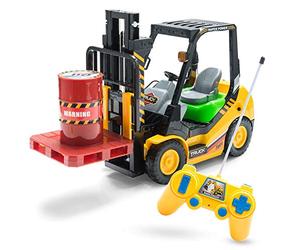 GOODS+GADGETS® RC Forklift Truck 1:14 - Radio Control with LED Lights
