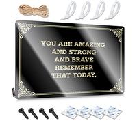 Goods Retro Wall Decor Rustic Accessories | You Are Amazing And Strong And Brave,remember That Today. Round Metal Wall Decor For Clearance Home(30X40CM)