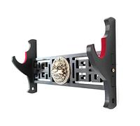 GOODSDS Padded Sword Wall Mount Katana Stand Samurai Sword Holder Display Rack,1 Tier