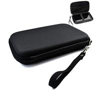 Goodshop001 7 Inch GPS Case Hard Drive Sat Nav Carry with Hand Strap Pouch Protective for 6'' 7'' Navigator Garmin Drivesmart 61 Nuvi 2789LMT 2797lmt Charging Cable Accessory Black