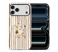 Goodsprout Case for iPhone 17 Pro Max, Girl Hybrid 2-Layer Hard Shell + Silicone Protective Case -Scratch-Resistant Shockproof - Halloween Pumpkin Ghost Honey Bear Stripes