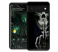 Goodsprout Compatible with Google Pixel 6 Pro Case,Middle Finger Skull Amazing Pattern Design Shockproof Anti-Scratch Hard PC Back Case for Google Pixel 6 Pro Case