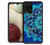 Goodsprout Compatible with Samsung Galaxy A42 5G Case,Mandala Flower Blue Bohemian Amazing Pattern Design Shockproof Anti-Scratch Hard PC Back Case for Samsung Galaxy A42 5G