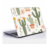 Goodsprout Computer Case for MacBook Air 15 Inch Cactus Flower Colorful Pattern Black Release 2023 Model A2941/A3241 Hard Shell Case Compatible with MacBook Air 15 Inch
