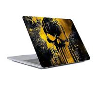 Goodsprout Computer Case for MacBook Air 15 Inch Golden Skulls Flow Down Colorful Pattern Clear Release 2023 Model A2941/A3241 Hard Shell Case Compatible with MacBook Air 15 Inch