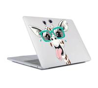 Goodsprout Computer Case for MacBook Air 15 Inch Long Tongue Giraffe Colorful Pattern Clear Release 2023 Model A2941/A3241 Hard Shell Case Compatible with MacBook Air 15 Inch