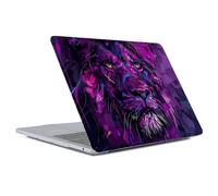 Goodsprout Computer Case for MacBook Air 15 Inch Purple Messy Line Lion Face Colorful Pattern Clear Release 2023 Model A2941/A3241 Hard Shell Case Compatible with MacBook Air 15 Inch