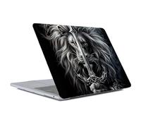 Goodsprout Computer Case for MacBook Air 15 Inch The Cool Lion Sword Colorful Pattern Clear Release 2023 Model A2941/A3241 Hard Shell Case Compatible with MacBook Air 15 Inch