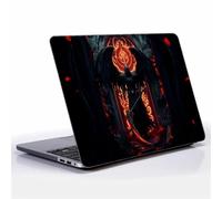 Goodsprout Computer Case for MacBook Pro 15 Inch Death's Doorstep Colorful Pattern Black Release 2016/2018 The Model A1707/A1990 Hard Shell Case Compatible with MacBook Pro 15 Inch