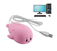 goodstumbler Cartoon Wired Mouse, Cute USB Computer Mouse, Ergonomic Design, ABS Material, Accurate Tracking for Laptop & Desktop, Multifunctional