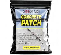 GOODTAKE Green Concrete Cement Patch And Repair - Fast-Setting High-Strength Repair Mortar, Quick Cure Cement Resurfacer for Driveways, Walkways and Garage Floors to Fix Spalling and Crumbling - 16 oz