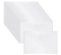 GoodtoU Clear folders-Plastic Folder a4 Plastic Wallets Coloured folders Cardboard Files for Paperwork a4 Folder for documents,Office, School and Travel(20 Pcs)