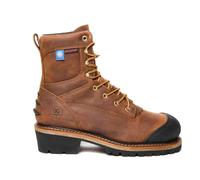 Goodville Men's Catskill-Series 9" Composite Toe 600G Insulated Waterproof Logger Work Boots for Men, ASTM-F2413 EH-Rated, Lace Up Industrial and Construstion Work Shoes with Oil and Slip Resistant