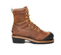 Goodville Men's Catskill-Series 9" Composite Toe Waterproof Logger Work Boots for Men, ASTM-F2413 EH-Rated, Lace Up Industrial and Construstion Work Shoes with Oil and Slip Resistant Outsole, Durable,