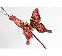 Goodwill: Christmas Autum Butterfly on a Clip 23cm Salmon