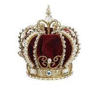 Goodwill: Crown Tree Topper Christmas Jeweled Wire Regal Crown 17 Centimeter