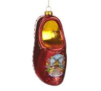 Goodwill Glass Dutch Clog 14 cm Red Shaped Bauble Decoration
