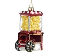 Goodwill: Glass Popcorn Vending Cart American Themed Bauble Hand Blown 10 Centimeter