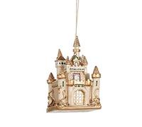 Goodwill:Princess Collection Cream and Gold Resin Castle 10 Centimeter
