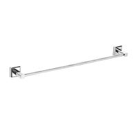 GOODWOOD Single Towel BAR Chrome 66CM X 6CM X 9.5CM, EasyFit Mount, Contemporary Design, Brass, 1 in Pack