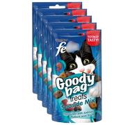 Goody Bag - Seaside Mix 60g x Pack of 5 - Our Cat Treats Have Been Specially Formulated to Ensure They Are Full of Flavour With a Tasty, Crispy Crunch in Every Bite