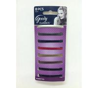 GOODY - Classic Metallic Gloss Stay Barrettes - 8 Count