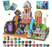 Goody King Magnetic Blocks 100PCS, Magnetic Building Tiles Cubes for Toddlers Age 3-10, STEM Montessori Construction Toys, Stacking Magnets Toys for Boys Girls, Birthday Easter Gifts