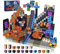 Goody King Magnetic Blocks - 150 PCS Magnetic Building Blocks Dark Castle Sword Domain Toys for Montessori Toddler Birthday Gifts - STEM Sensory Toys