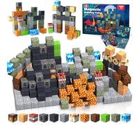 Goody King Magnetic Blocks for Toddlers Toys, Build Magnetic Dark Castle Set - Magnetic Construction Cube - Montessori Sensory Toys for Kids Toddlers Ages 6 7 8 9 10 Girls Boys