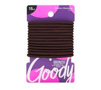 Goody Ouchless Elastic Hair Bands Brown Non Metal 15 Elastics by Goody