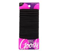 Goody Ouchless Elastic Thick, Black, 27 Count