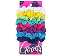 Goody Ouchless Hair Scrunchie Jersey, Variety, 8 Count (Colors May Vary)